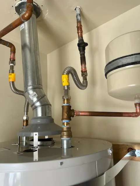 Water heater installation and plumbing repair in Fireworks